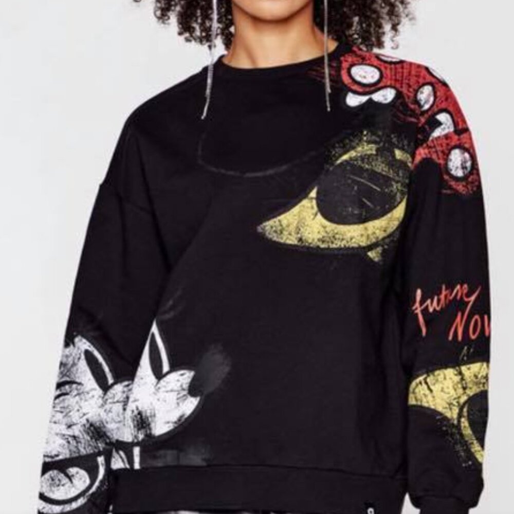 BNWOT Desigual DISNEY Minnie Sweatshirt 21SWSK34